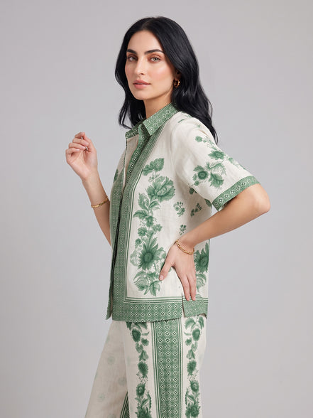 Forest Green Floral Co-Ord Set