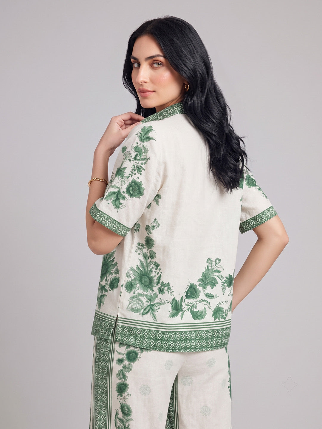 Forest Green Floral Co-Ord Set