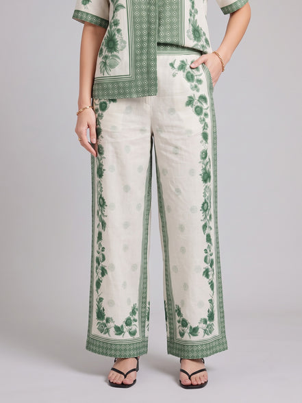 Forest Green Floral Co-Ord Set