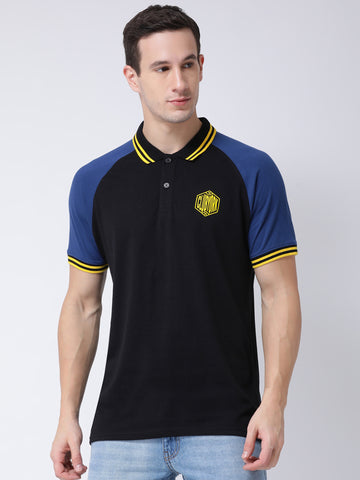 Black Polo Neck T-shirt