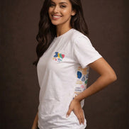 Graffiti Printed T-Shirt For Women