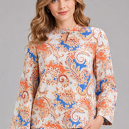 Coral Paisley Co-Ord Set