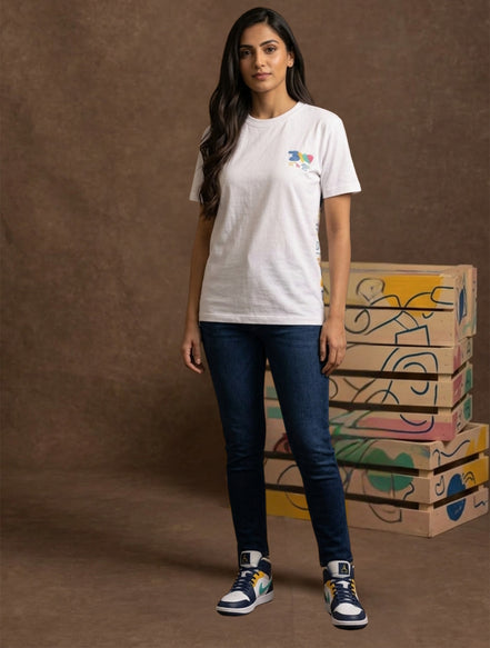 Graffiti Printed T-Shirt For Women