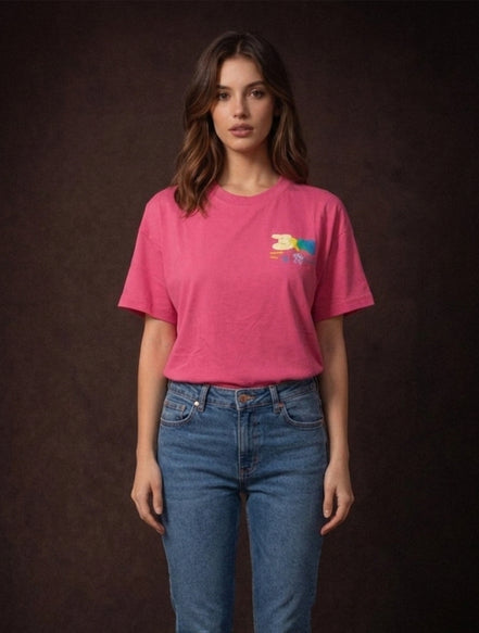 Graffiti Printed T-Shirt For Women