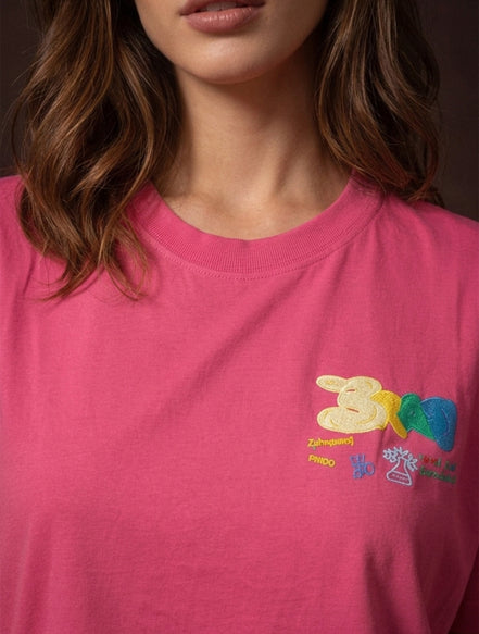 Graffiti Printed T-Shirt For Women