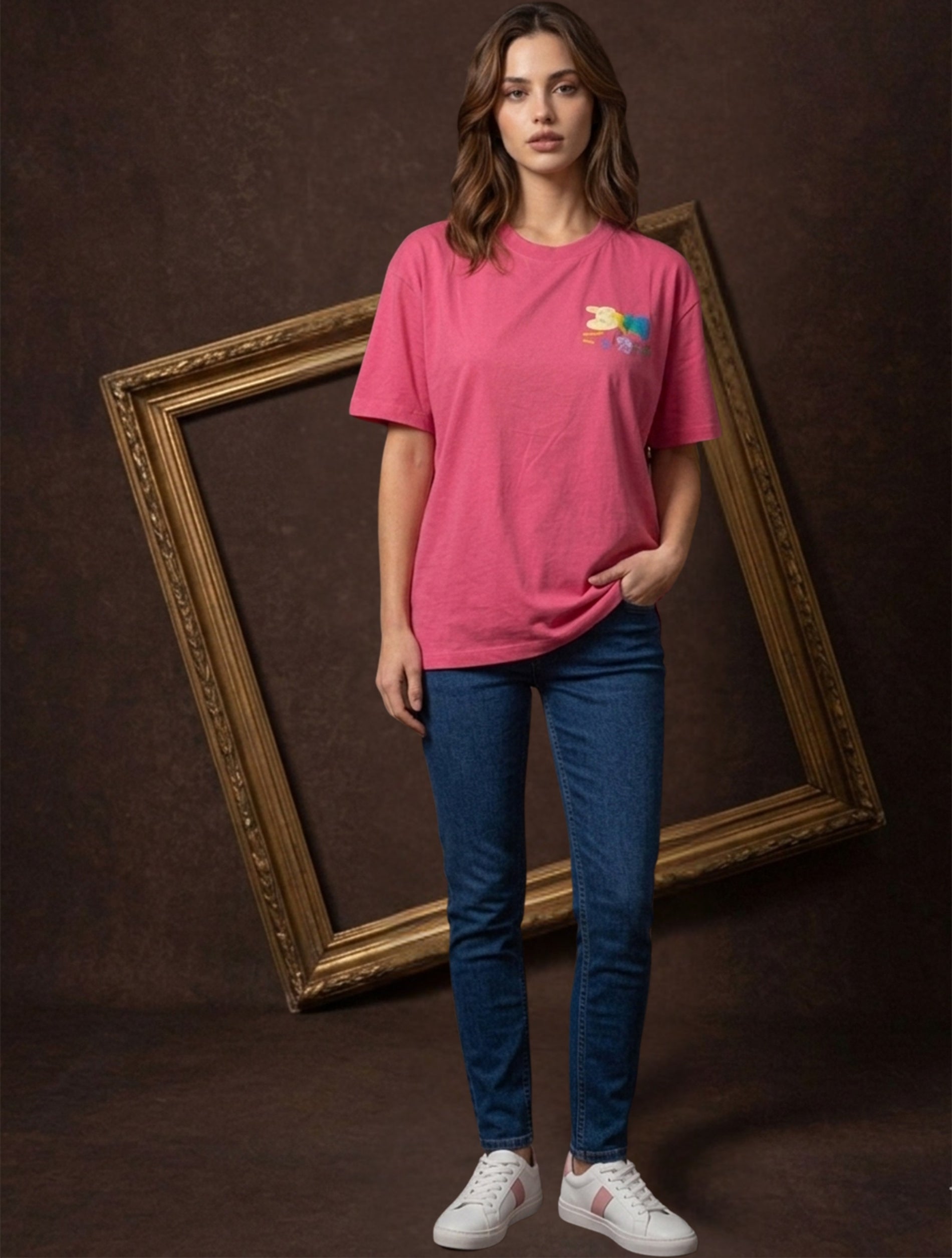 Graffiti Printed T-Shirt For Women