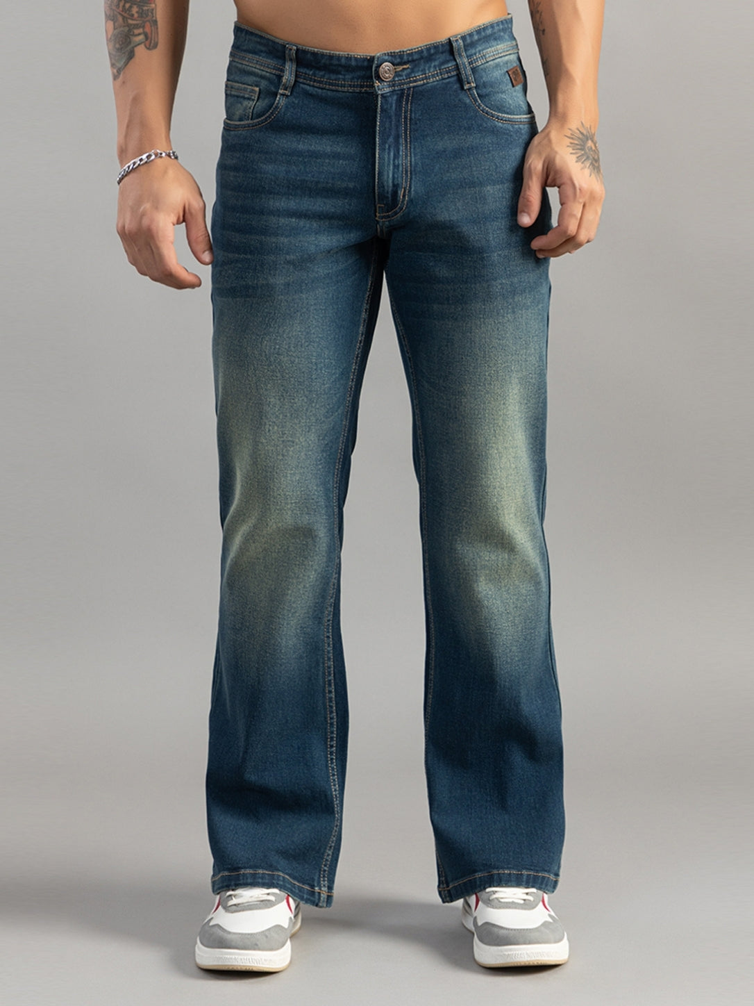 Club York Deep Fade Relaxed Straight Jeans