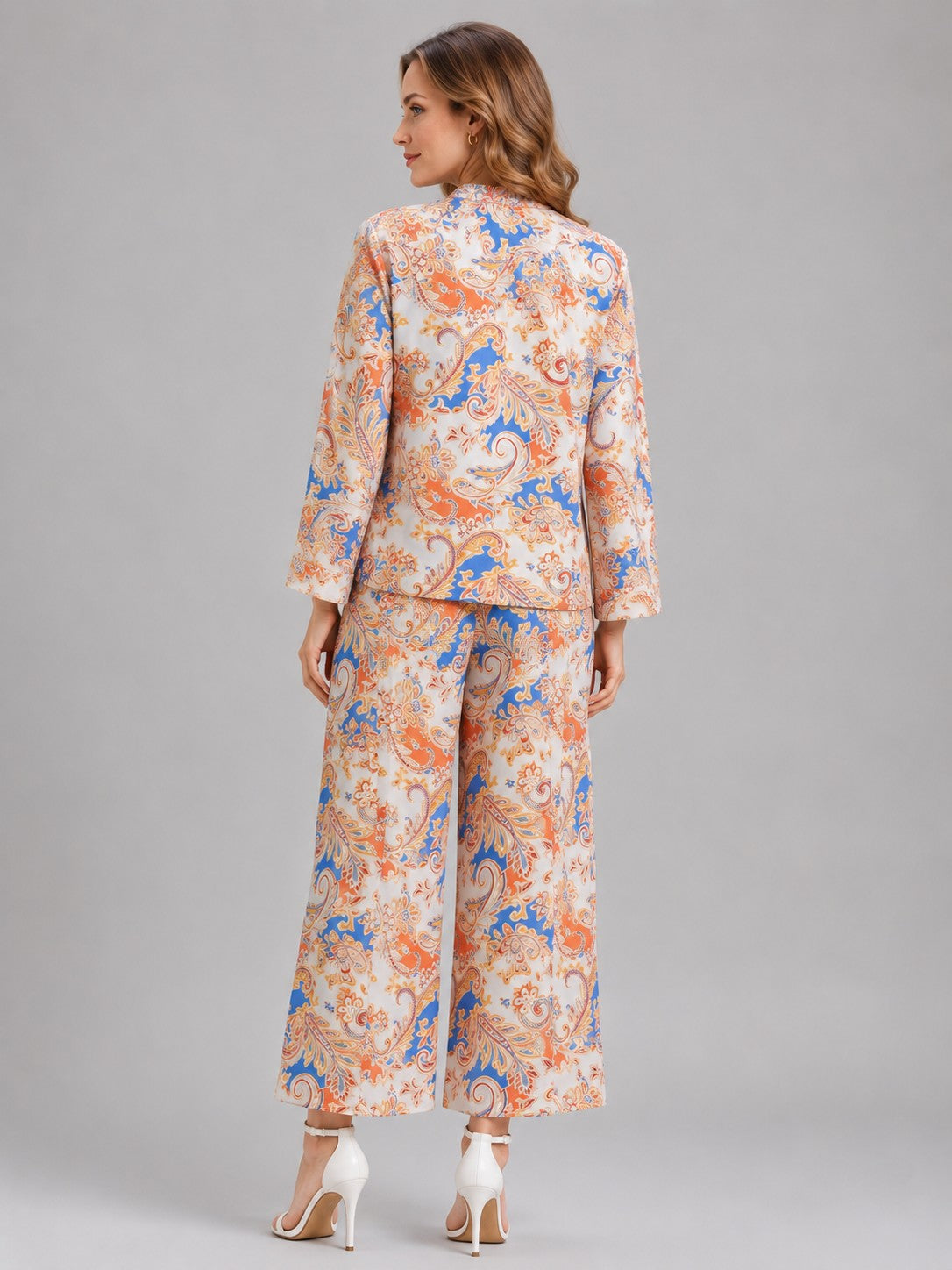 Coral Paisley Co-Ord Set