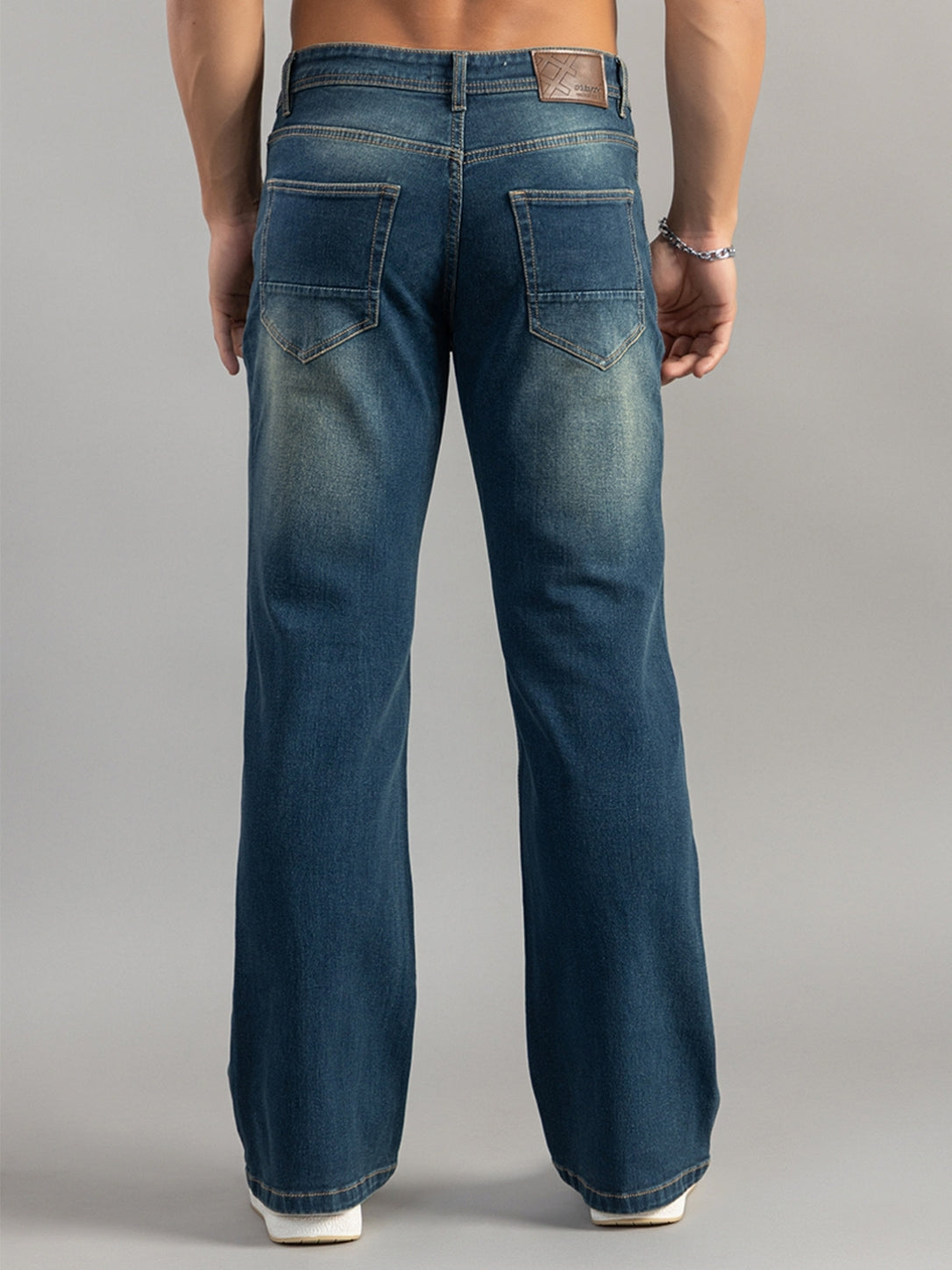 Club York Deep Fade Relaxed Straight Jeans