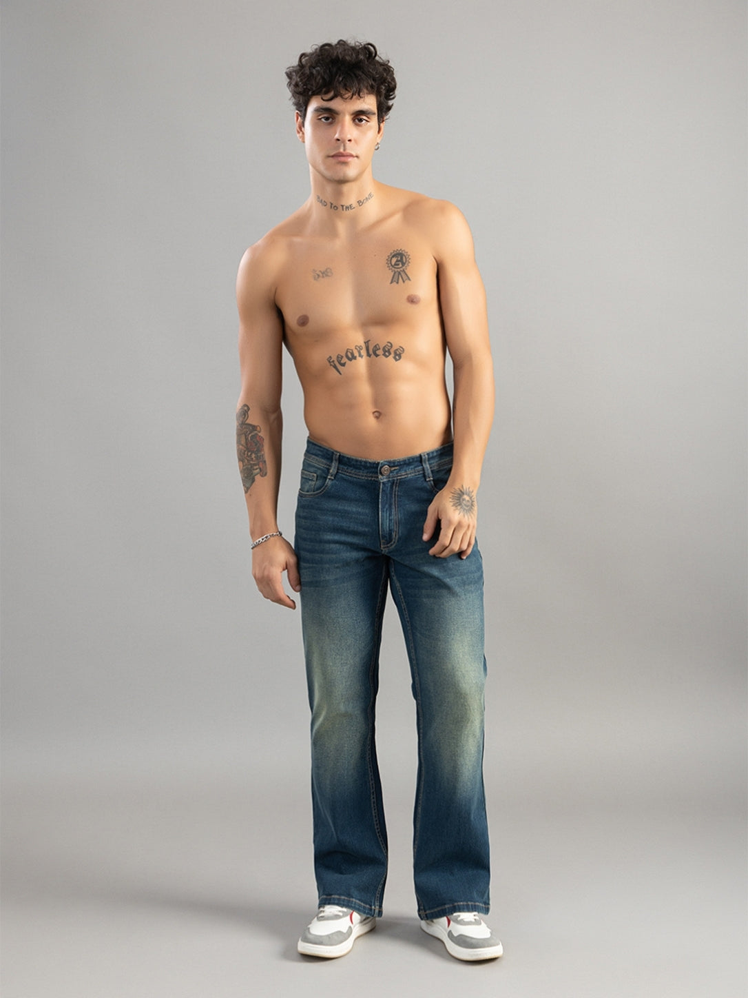 Club York Deep Fade Relaxed Straight Jeans
