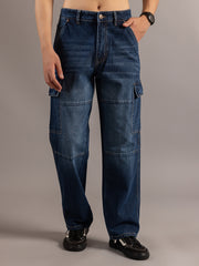 Stylish Dark Blue Cargo Pant