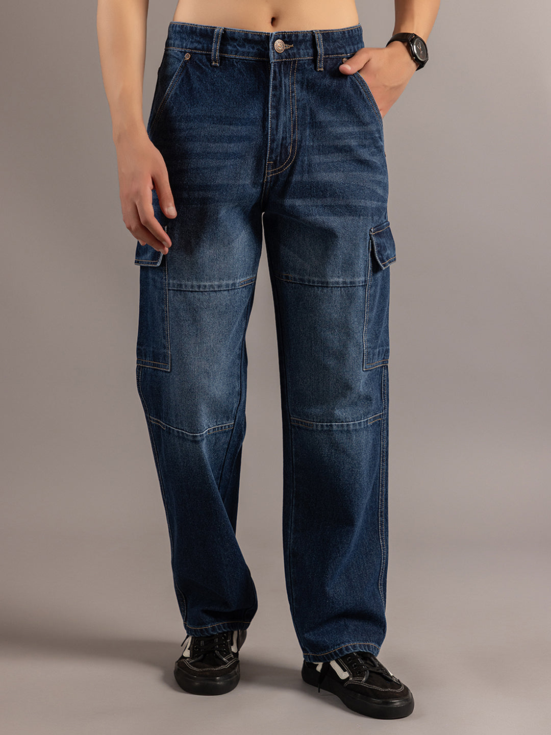 Stylish Dark Blue Cargo Pant