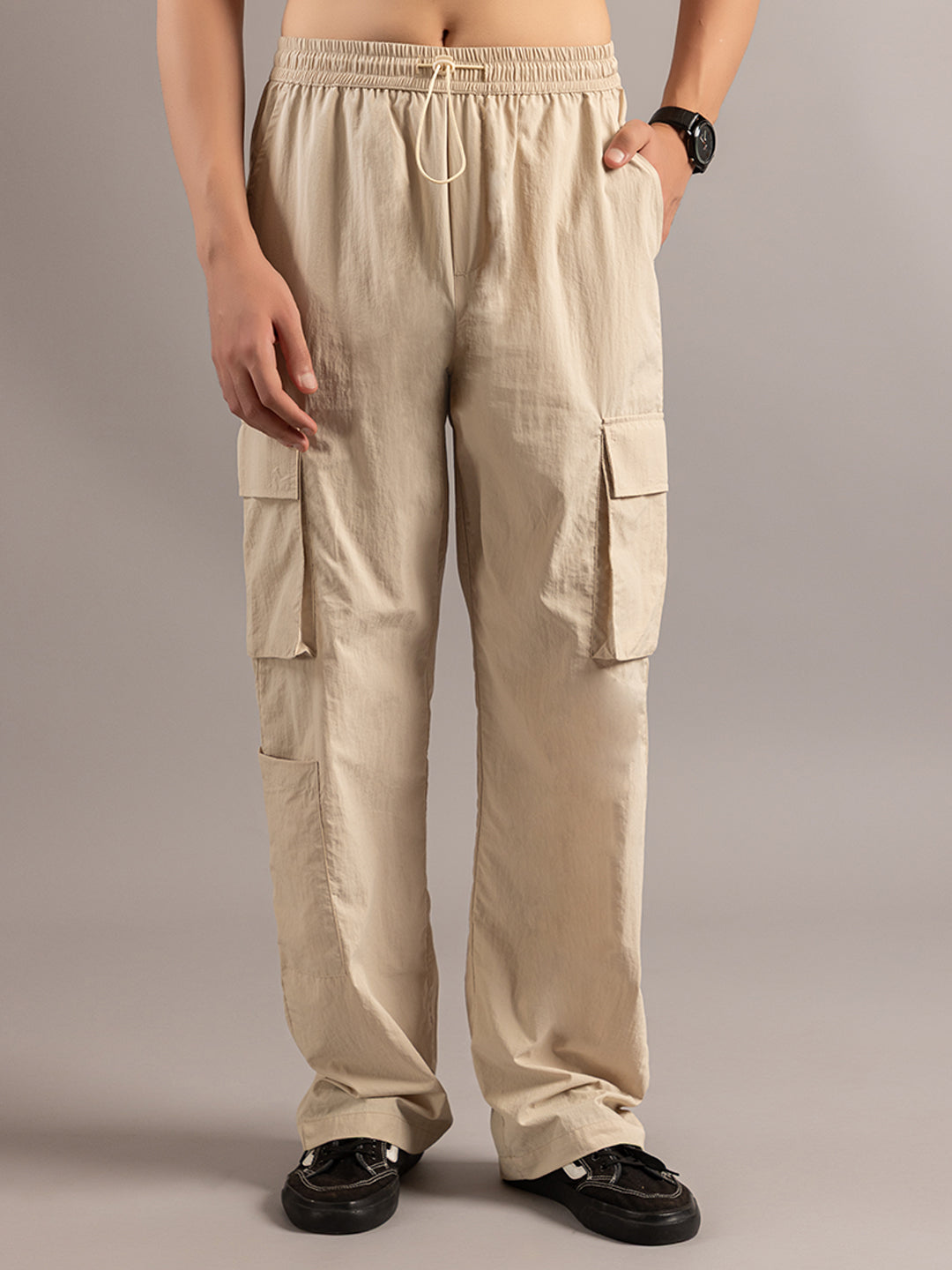Stylish Milky Beige Cargo Pant