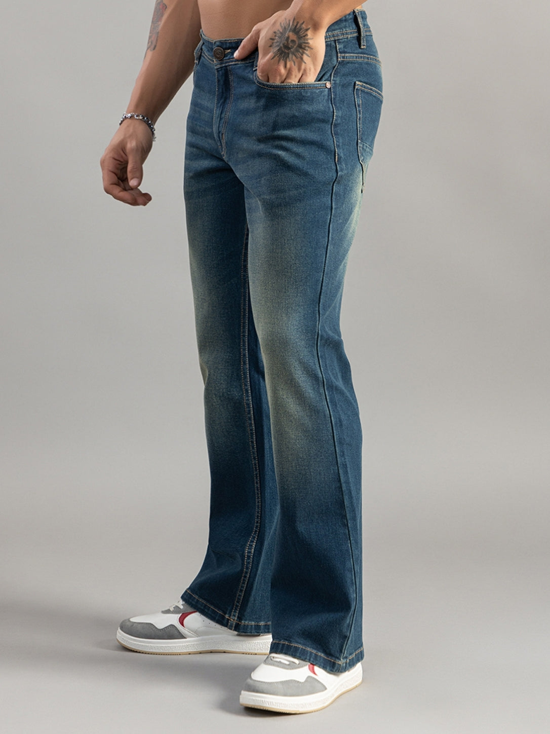 Club York Deep Fade Relaxed Straight Jeans