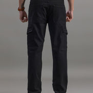 Shadow Utility Black Cargo Jeans