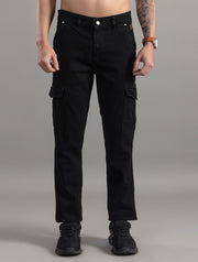 Shadow Utility Black Cargo Jeans