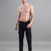 Shadow Utility Black Cargo Jeans