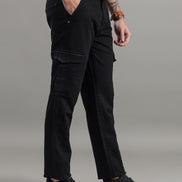 Shadow Utility Black Cargo Jeans