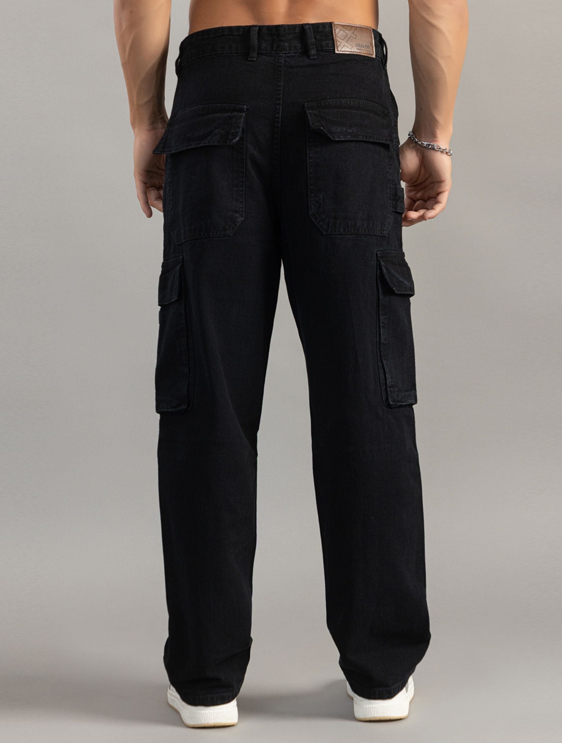 Multi-Pocket straight fit Cargo Jeans