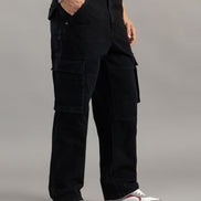 Multi-Pocket straight fit Cargo Jeans