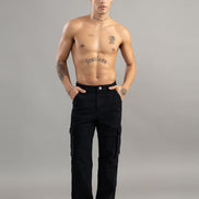 Multi-Pocket straight fit Cargo Jeans