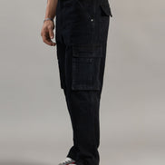 Multi-Pocket straight fit Cargo Jeans