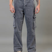 Multi-Pocket straight fit Cargo Jeans