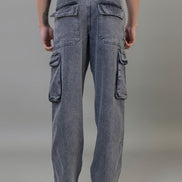 Multi-Pocket straight fit Cargo Jeans