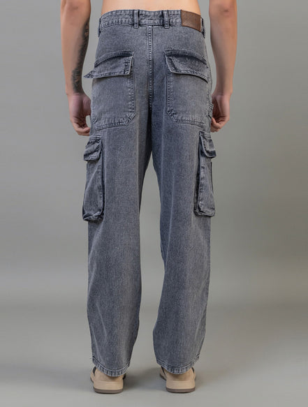 Multi-Pocket straight fit Cargo Jeans