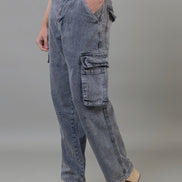 Multi-Pocket straight fit Cargo Jeans