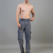 Multi-Pocket straight fit Cargo Jeans