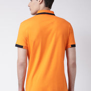 Orange Polo Neck T-shirt
