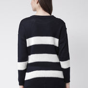 Navy Blue Pullover Sweater