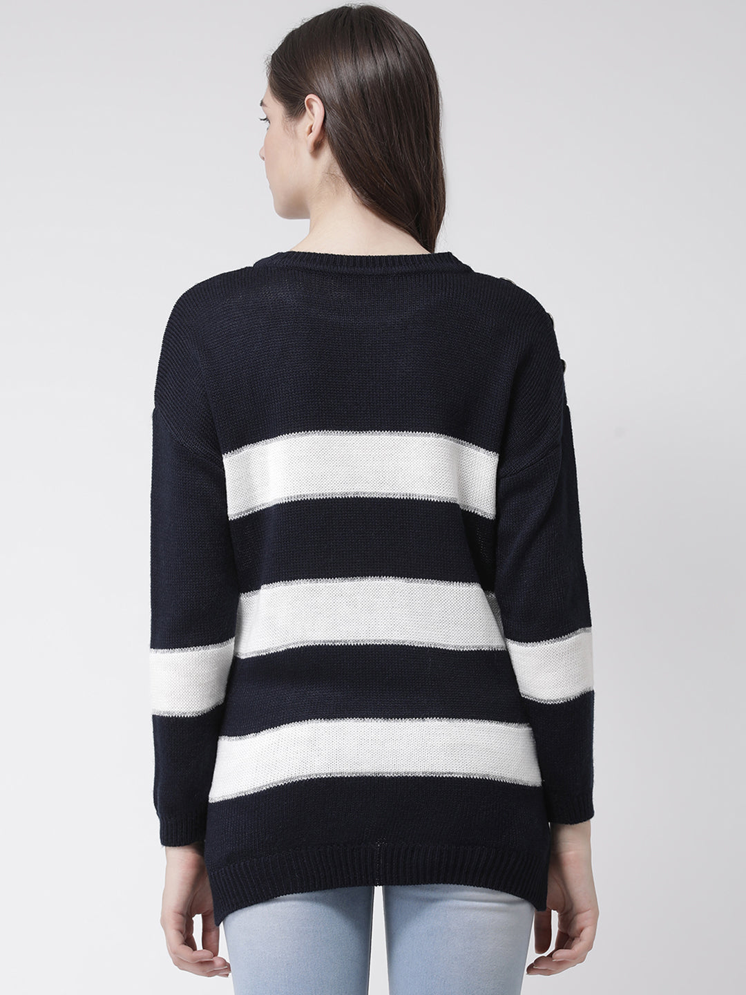 Navy Blue Pullover Sweater