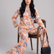 Coral Paisley Co-Ord Set