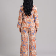 Coral Paisley Co-Ord Set