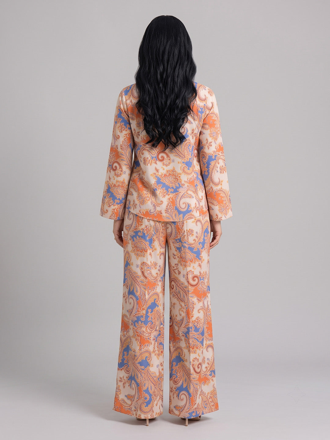 Coral Paisley Co-Ord Set