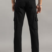 Straight Fit Utility Cargo Jeans