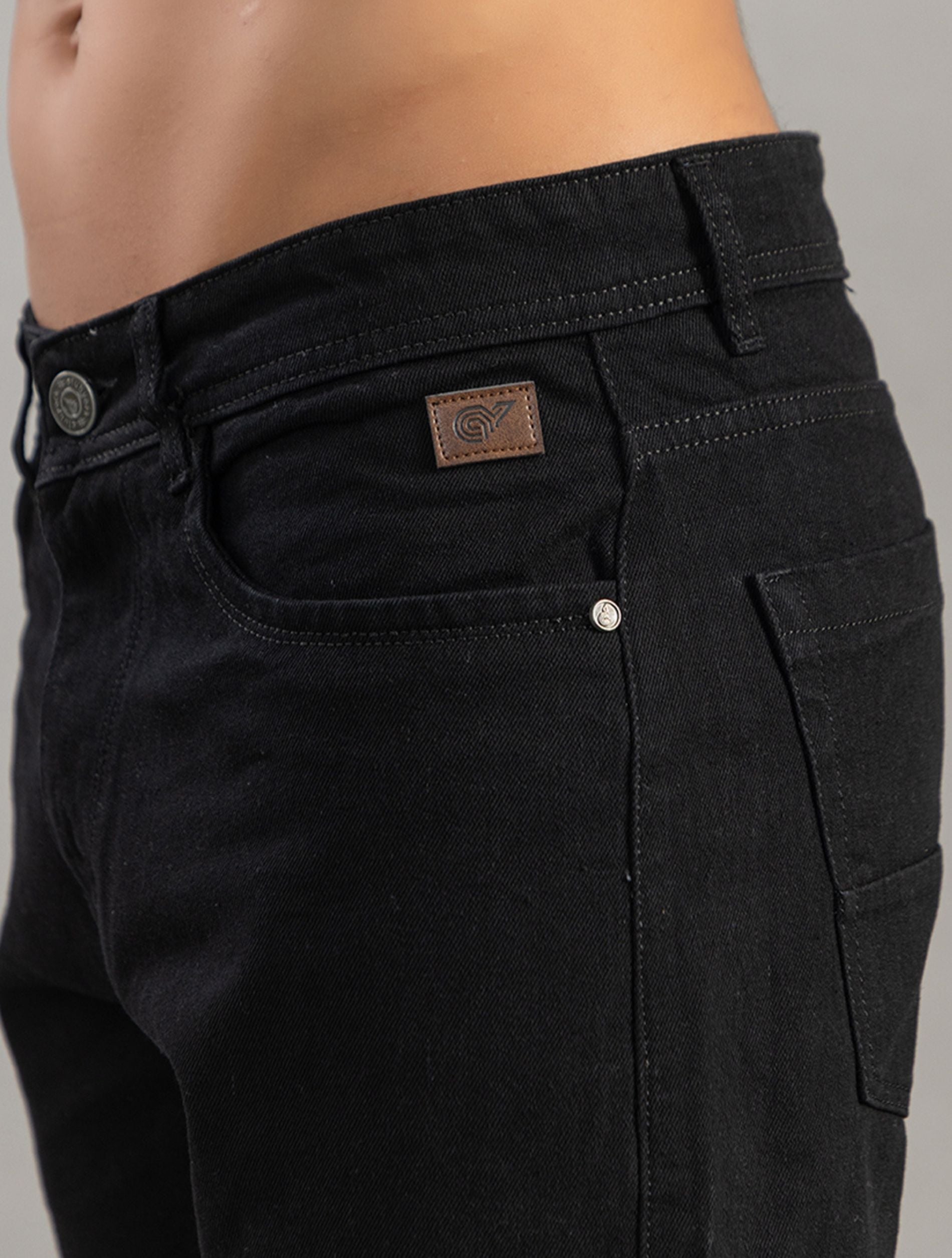 Straight Fit Utility Cargo Jeans