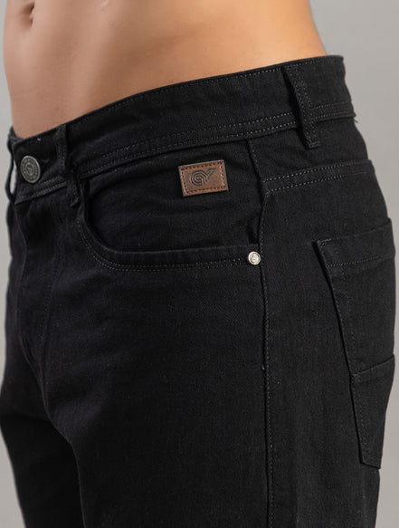 Straight Fit Utility Cargo Jeans