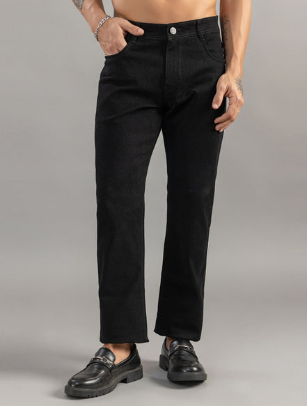 Noir Straight Fit Jeans