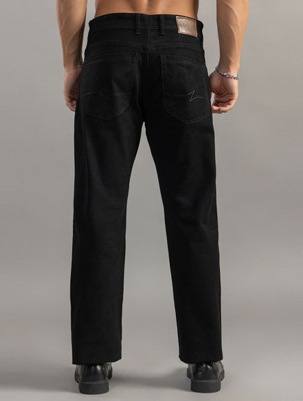 Noir Straight Fit Jeans