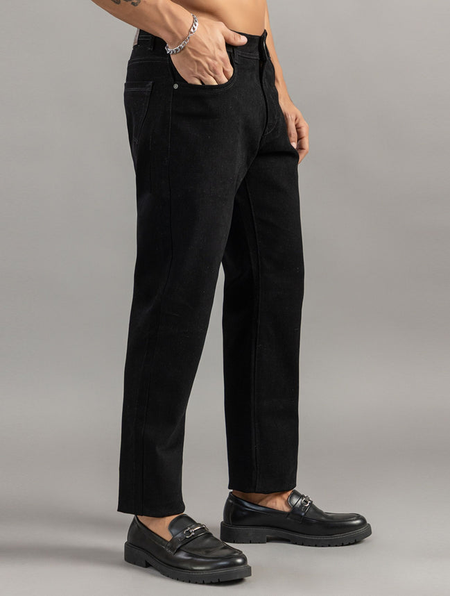 Noir Straight Fit Jeans