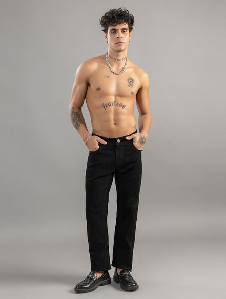 Noir Straight Fit Jeans