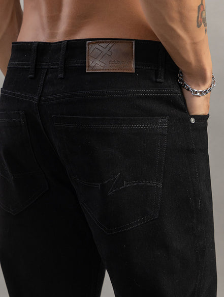 Noir Straight Fit Jeans