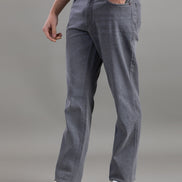 Club York Stone Grey Relaxed Straight-Fit Jeans