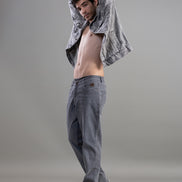 Club York Stone Grey Relaxed Straight-Fit Jeans