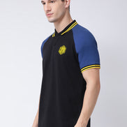 Black Polo Neck T-shirt