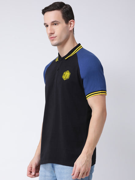 Black Polo Neck T-shirt