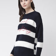 Navy Blue Pullover Sweater